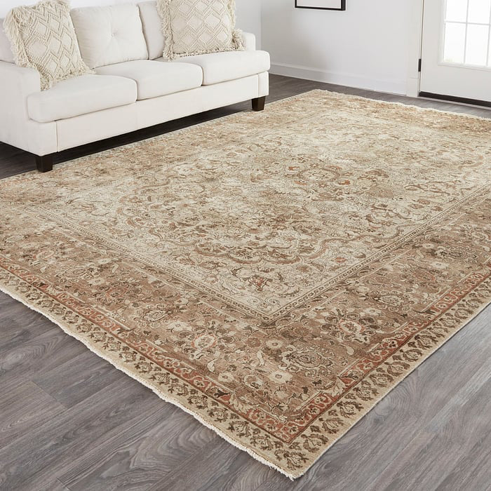6131F Ivory/Rust Ouray Collection Persian Fine Rug