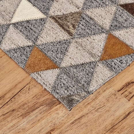 0755F Multi Fannin Collection Mid-Century Modern Lifestyle Rug