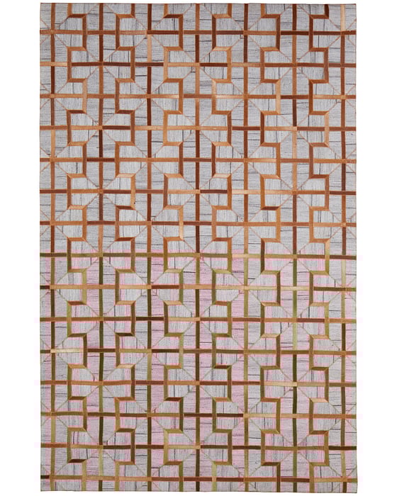 0756F Fannin Collection Mid-Century Modern Lifestyle Rug