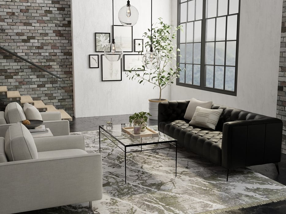 39N6F Cadiz Collection Bohemian Lifestyle Rug