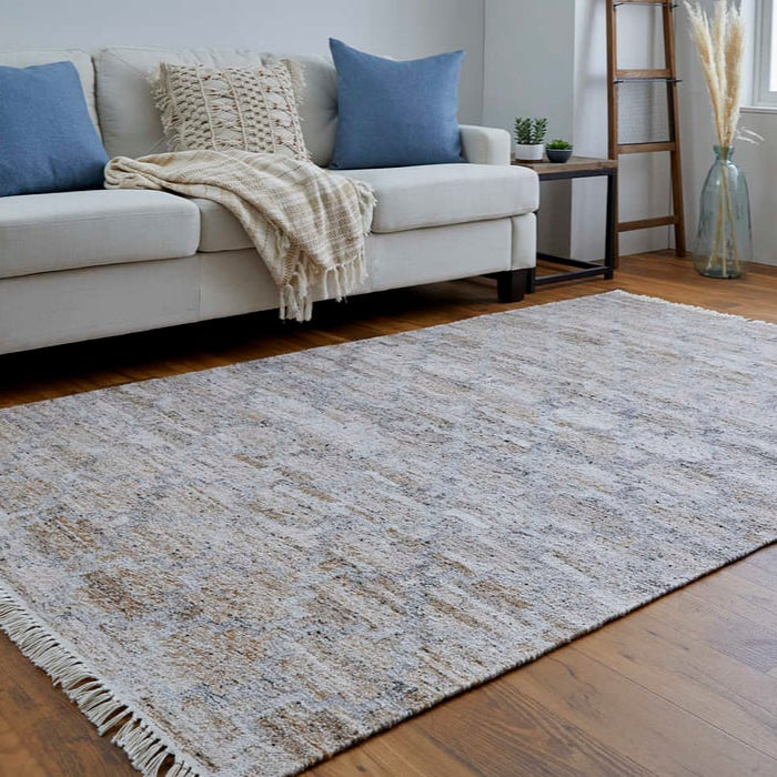 0787F Beige/Gray Beckett Collection Moroccan Lifestyle Rug