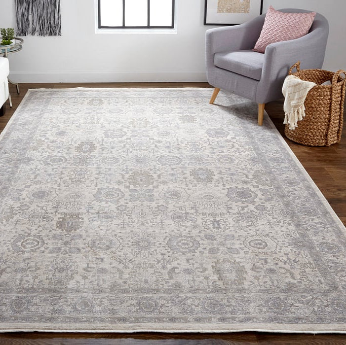 3776F Beige/Gray Marquette Collection Vintage Lifestyle Rug