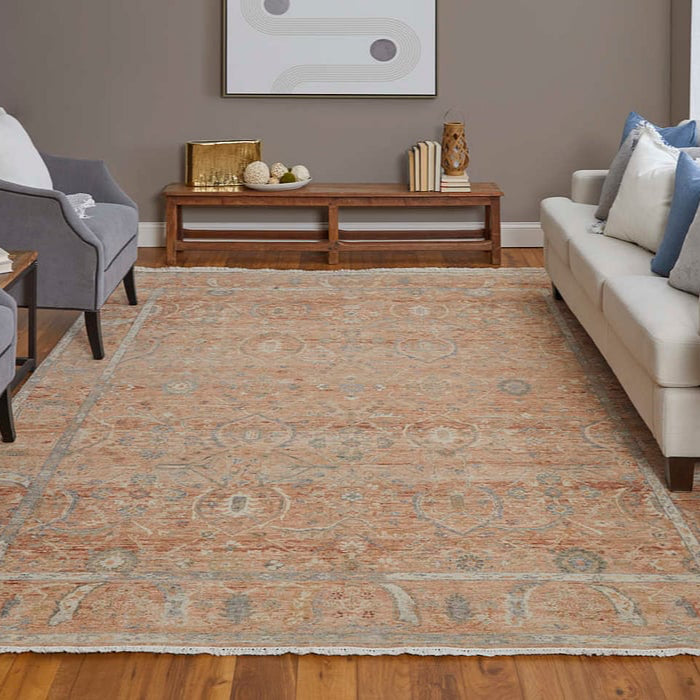 69BIF Peach Ronin Collection Persian Fine Rug