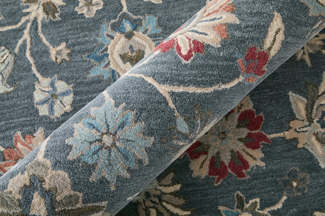 8639F Blue Raylan Collection Vintage Lifestyle Rug