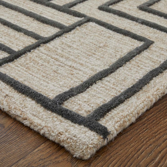 T8011 Beige/Brown Gansett Collection Geometric Thom Filicia Rug