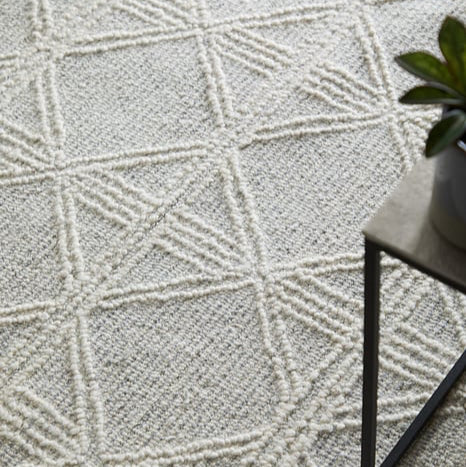 T8013 Silver Corwin Collection Geometric Thom Filicia Rug