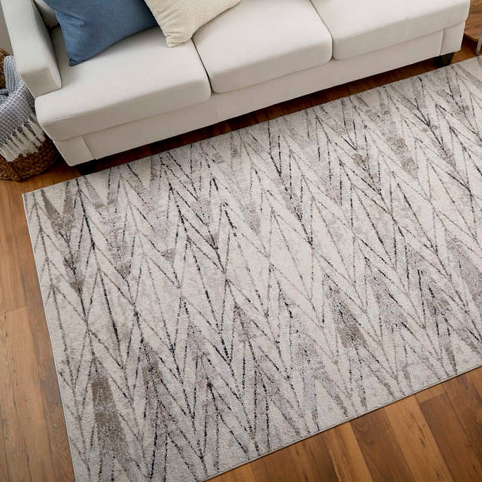 39NTF Beige/Brown Vancouver Collection Geometric Lifestyle Rug