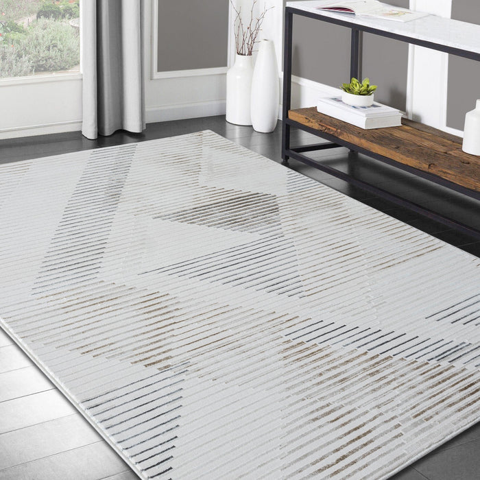 HR Premium Super Soft Polyester Abstract Area Rug #11451