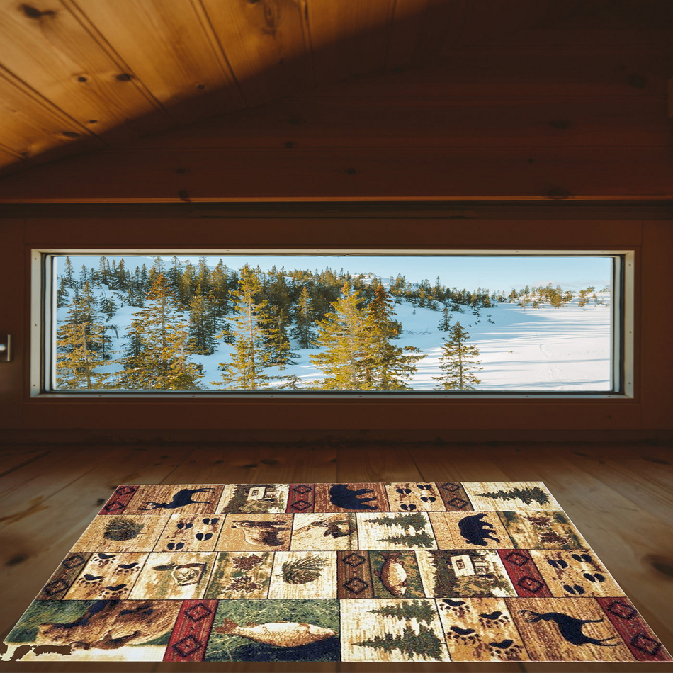 Cabin Rugs Bring Nature into Your Living Room — Lux Home Goods