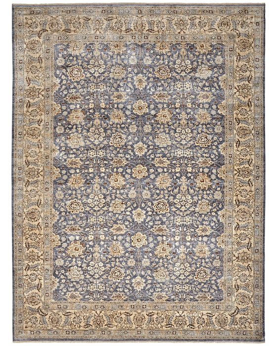 6133F Blue/Ivory Ouray Collection Persian Fine Rug