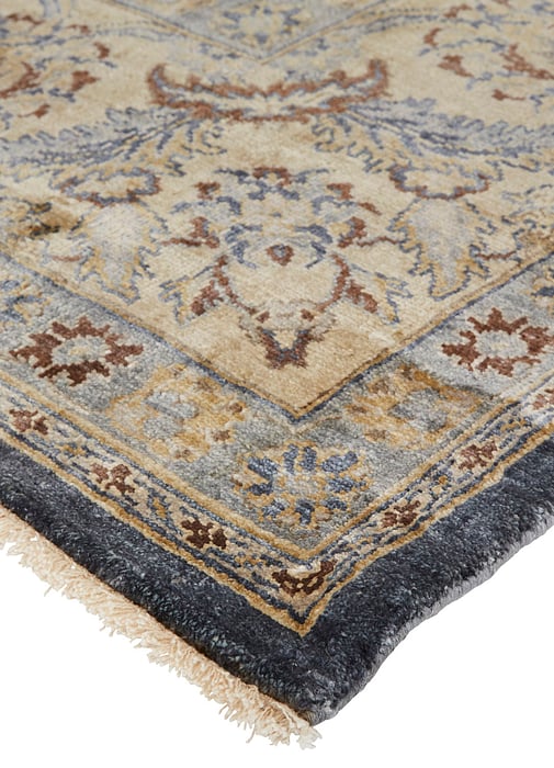 6133F Blue/Ivory Ouray Collection Persian Fine Rug