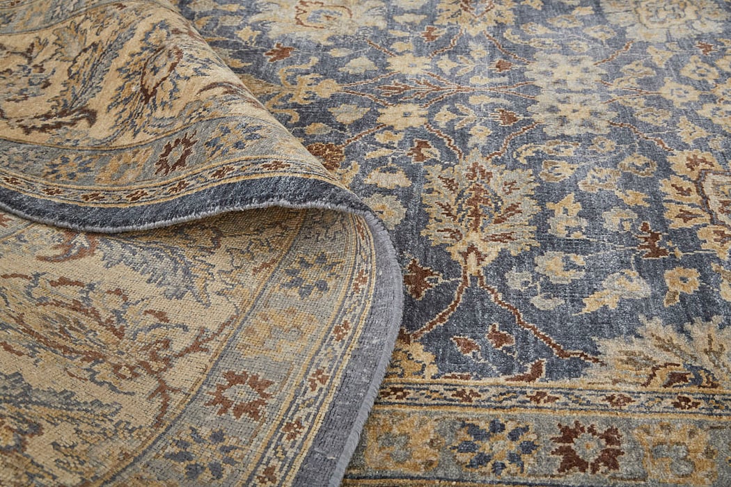 6133F Blue/Ivory Ouray Collection Persian Fine Rug