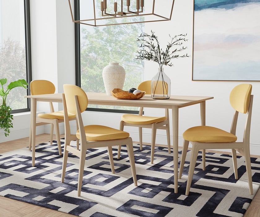 8568F Noir Lorrain Collection Mid-Century Modern Lifestyle Rug
