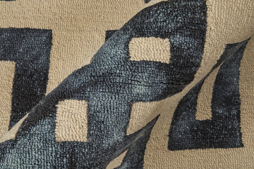 8568F Noir Lorrain Collection Mid-Century Modern Lifestyle Rug