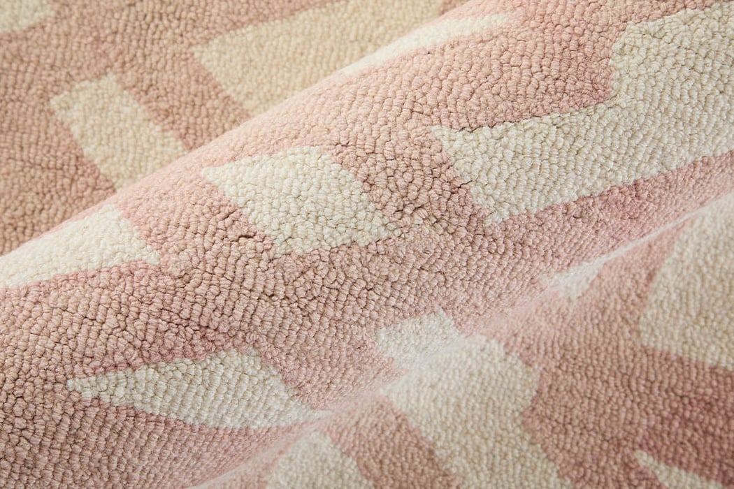 8571F Blush Lorrain Collection Mid-Century Modern Lifestyle Rug