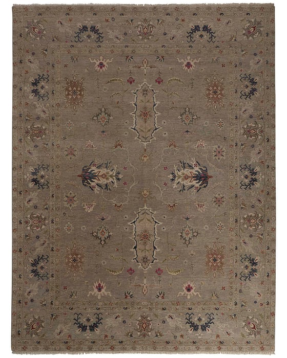 6559F Gray Bhatia Collection Persian Fine Rug