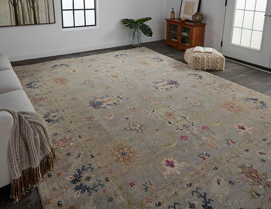 6559F Gray Bhatia Collection Persian Fine Rug