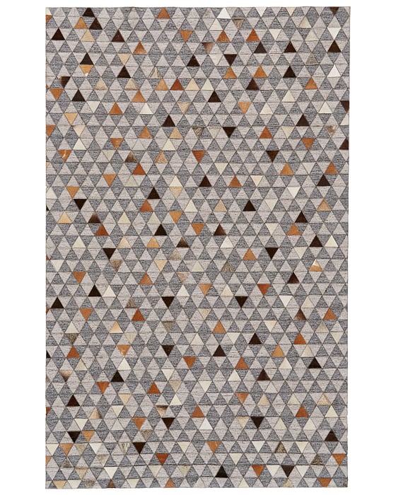 0755F Multi Fannin Collection Mid-Century Modern Lifestyle Rug