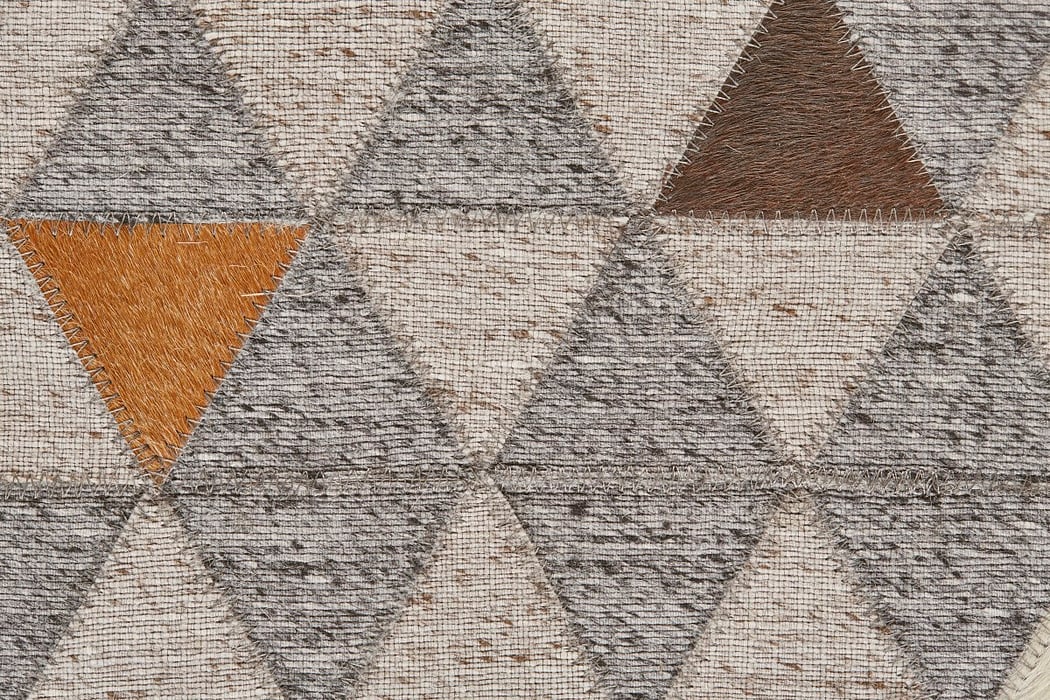 0755F Multi Fannin Collection Mid-Century Modern Lifestyle Rug