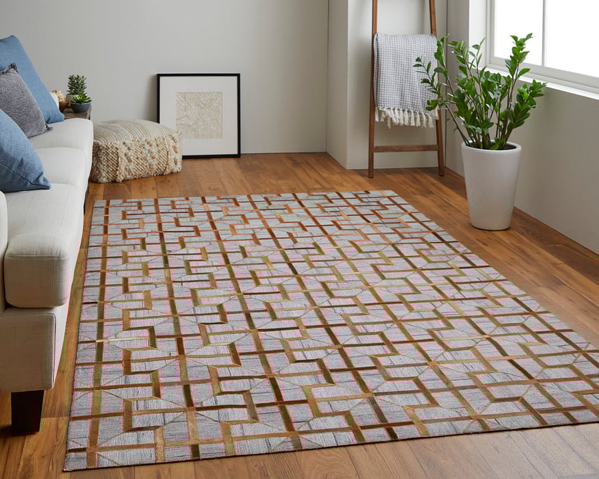 0756F Fannin Collection Mid-Century Modern Lifestyle Rug