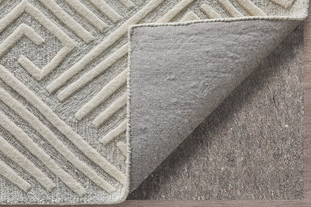 8737F Ivory/Natural Enzo Collection Geometric Lifestyle Rug