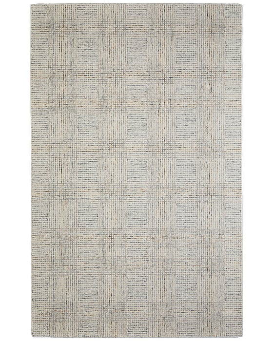 8668F Gray Belfort Collection Geometric Lifestyle Rug