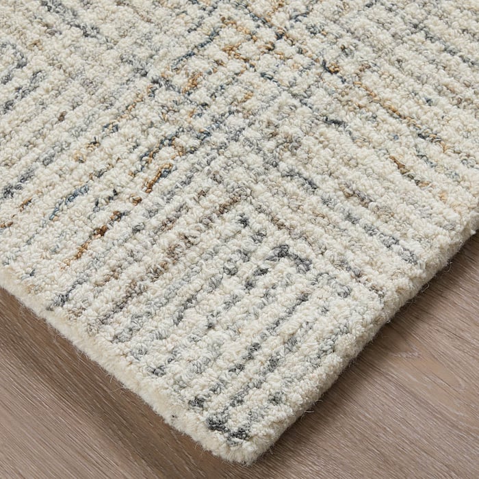 8668F Gray Belfort Collection Geometric Lifestyle Rug