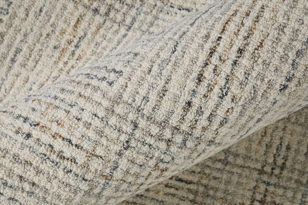 8668F Gray Belfort Collection Geometric Lifestyle Rug