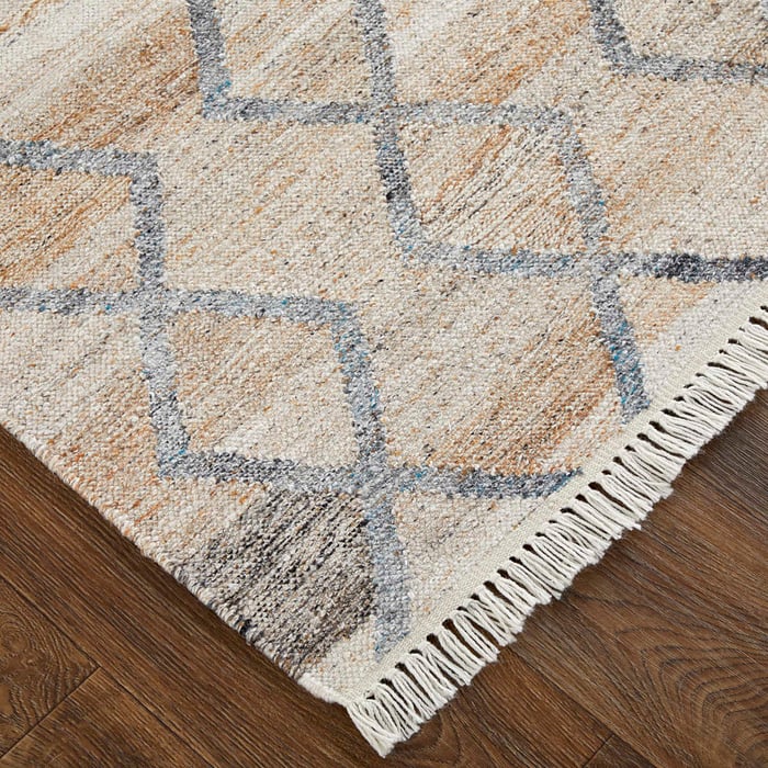 0771F Charcoal/Tan Beckett Collection Moroccan Lifestyle Rug
