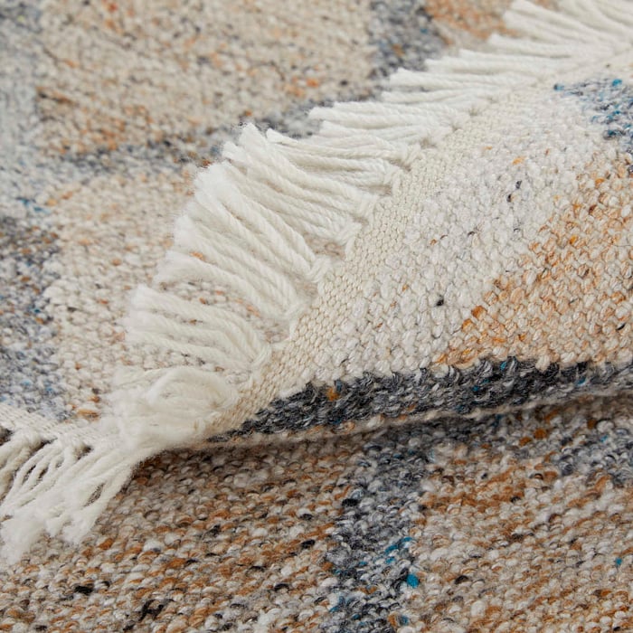 0771F Charcoal/Tan Beckett Collection Moroccan Lifestyle Rug
