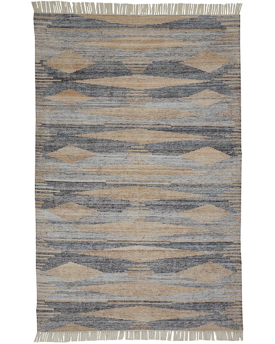 0815F Gray/Beige Beckett Collection Moroccan Lifestyle Rug
