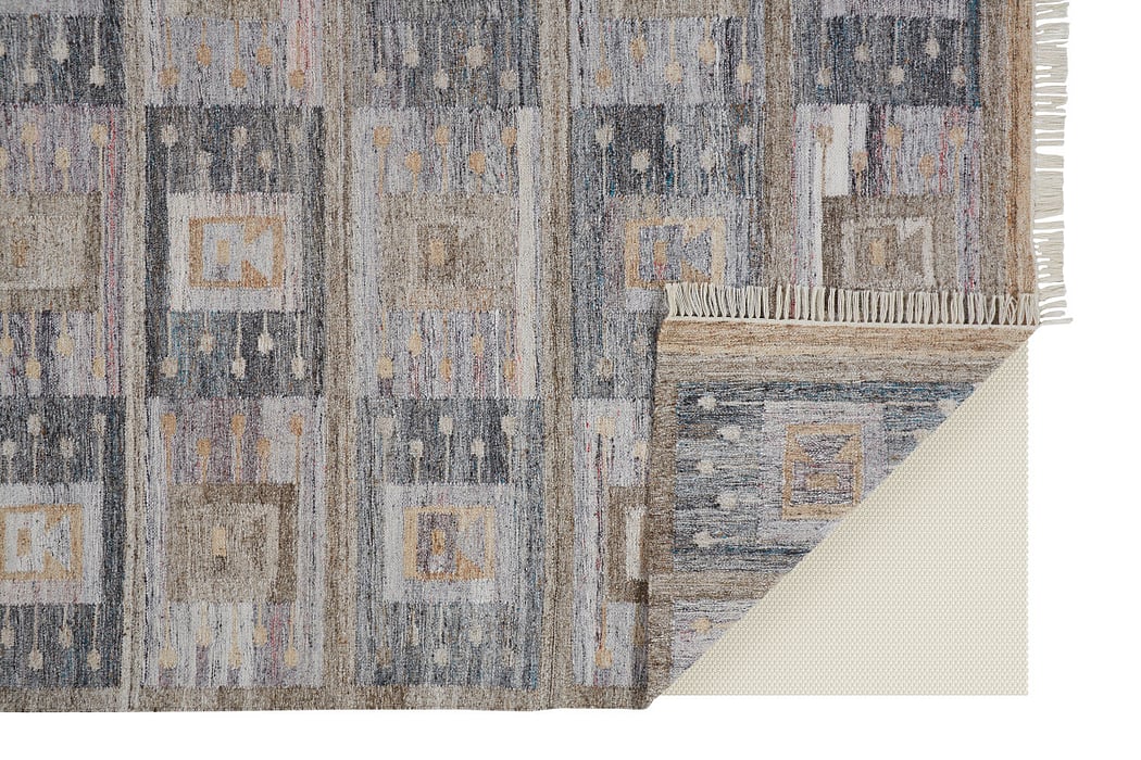 0816F Charcoal/Multi Beckett Collection Moroccan Lifestyle Rug