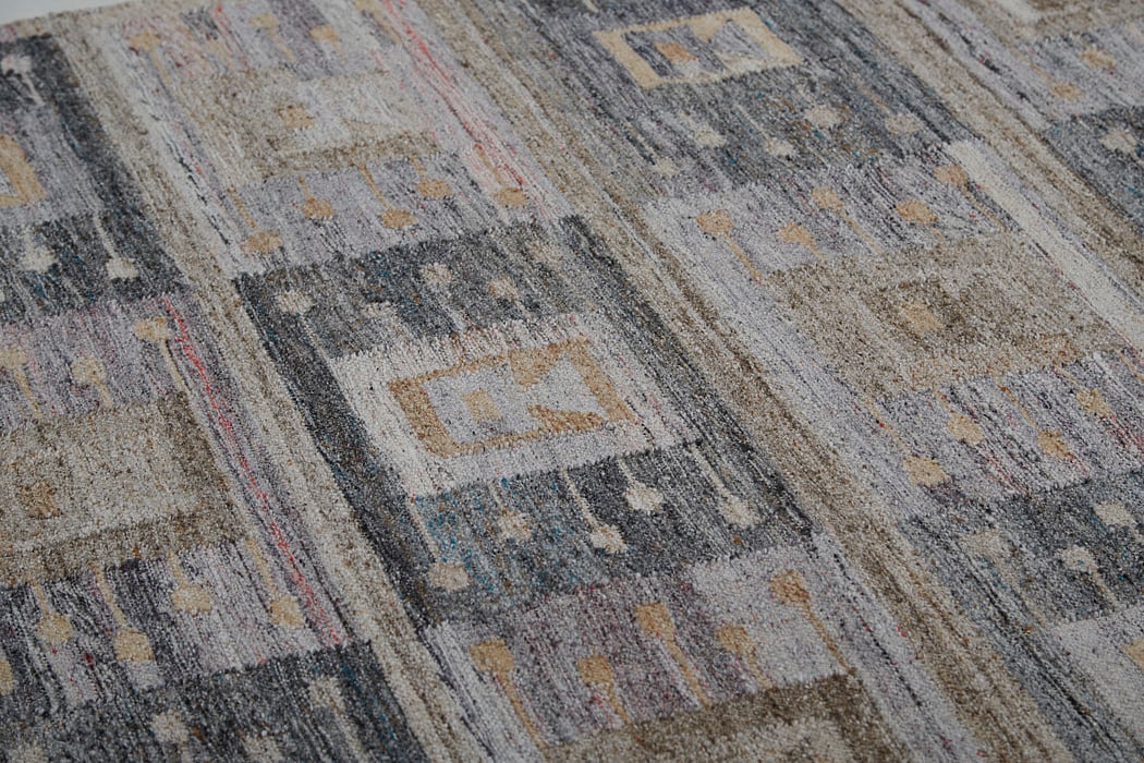 0816F Charcoal/Multi Beckett Collection Moroccan Lifestyle Rug