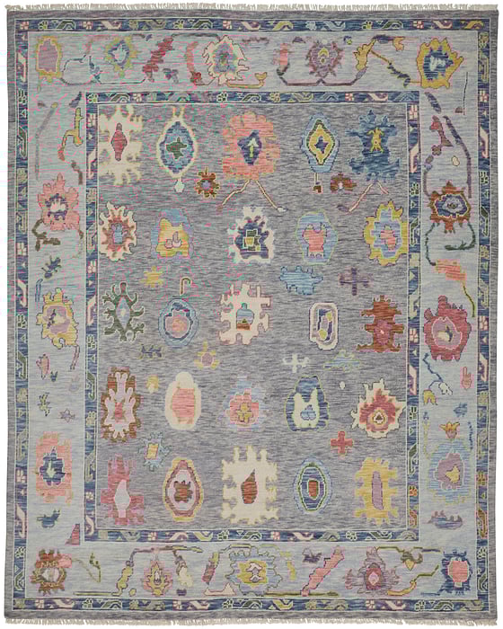 6792F Gray Karina Collection Persian Lifestyle Rug