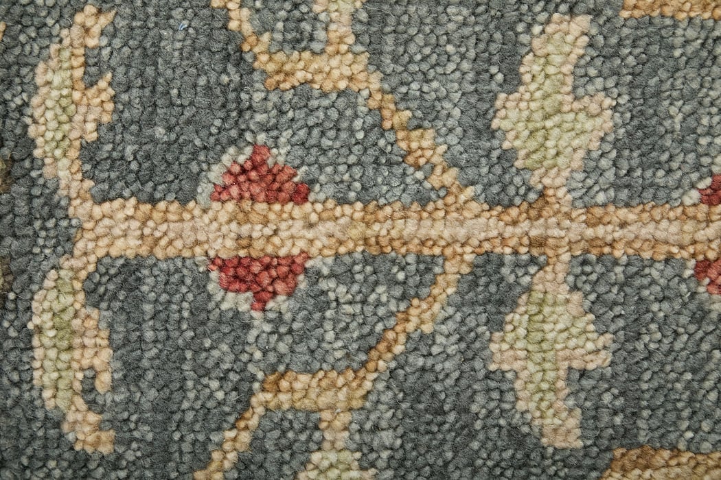 6499F Blue/Rust Carrington Collection Vintage Lifestyle Rug