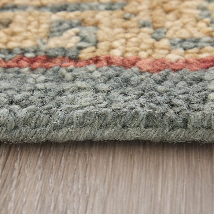 6499F Blue/Rust Carrington Collection Vintage Lifestyle Rug