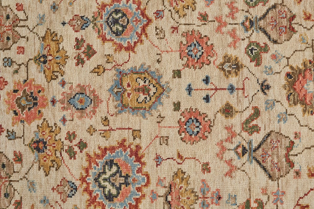 6805F Beige/Rust Carrington Collection Vintage Lifestyle Rug