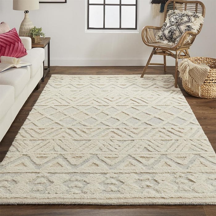 8005F Blue Anica Collection Moroccan Lifestyle Rug