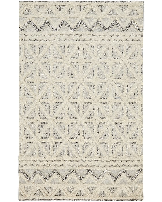 8007F Blue/Ivory Anica Collection Moroccan Lifestyle Rug