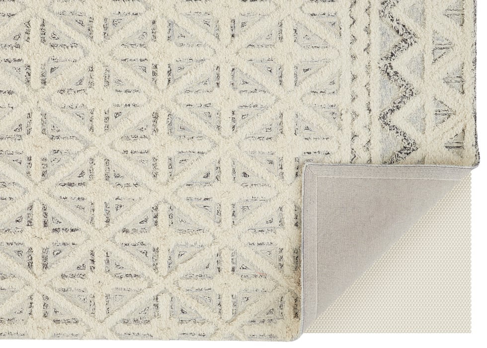 8007F Blue/Ivory Anica Collection Moroccan Lifestyle Rug