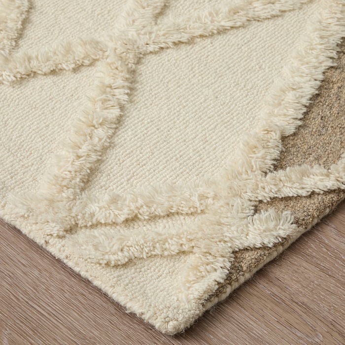 8008F Ivory/Brown Anica Collection Moroccan Lifestyle Rug