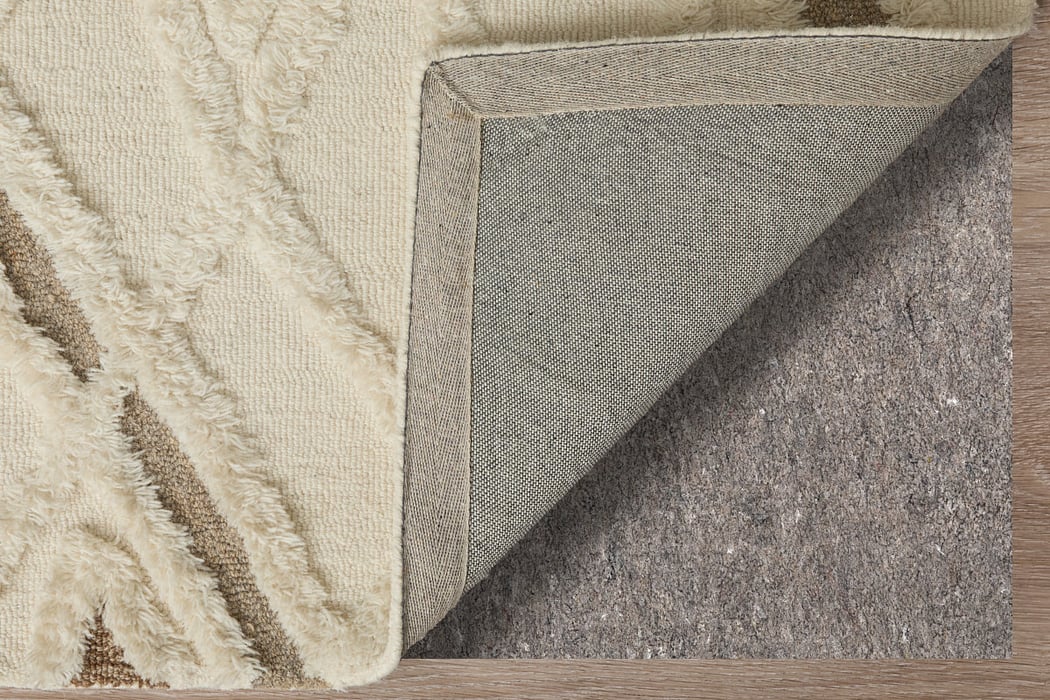 8008F Ivory/Brown Anica Collection Moroccan Lifestyle Rug