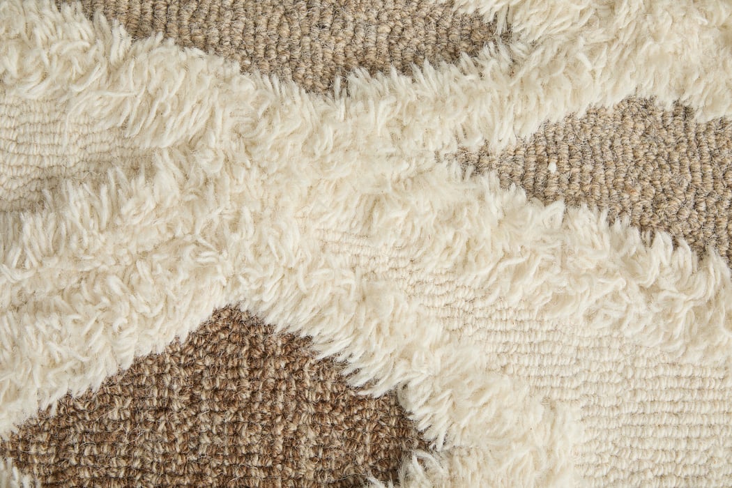 8008F Ivory/Brown Anica Collection Moroccan Lifestyle Rug