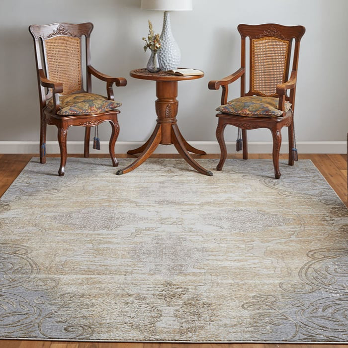 39L1F Beige/Gray Celene Vintage Lifestyle Rug