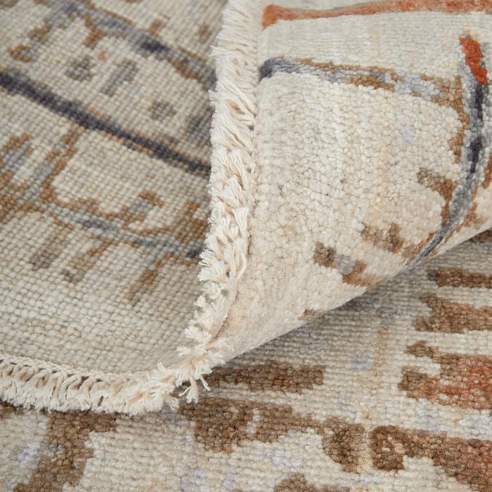 69EIF Ivory/Multi Holden Collection Geometric Fine Rug
