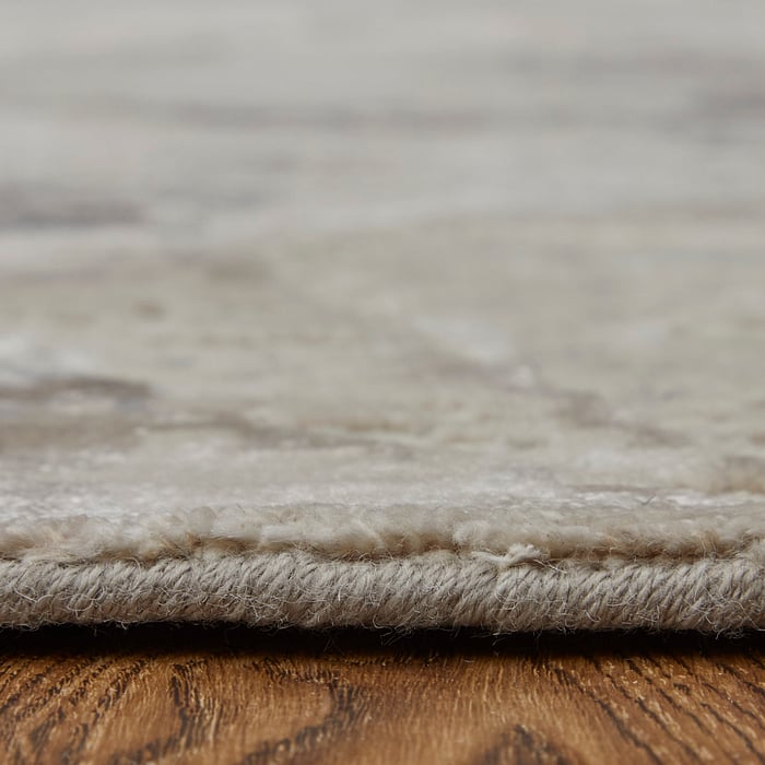 69BWF Beige/Charcoal Kessler Collection Geometric Fine Rug