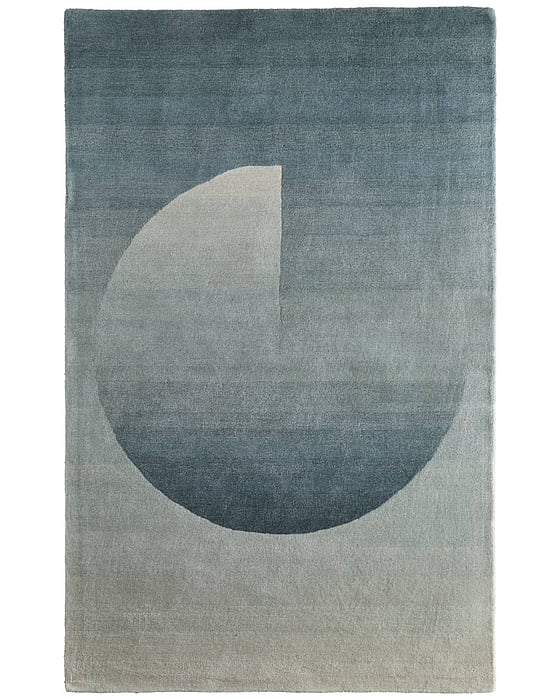 8991F Green/Beige Katya Collection Mid-Century Modern Lifestyle Rug