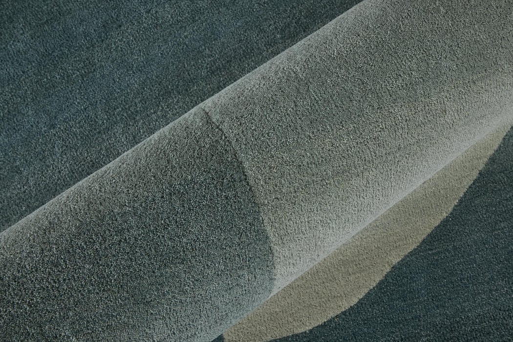 8991F Green/Beige Katya Collection Mid-Century Modern Lifestyle Rug