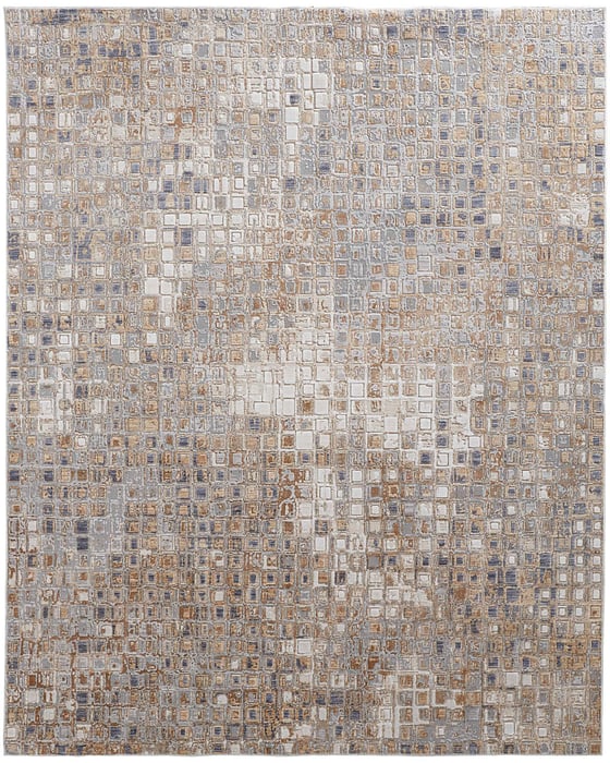 39G0F Beige/Gray Laina Collection Mid-Century Modern Lifestyle Rug