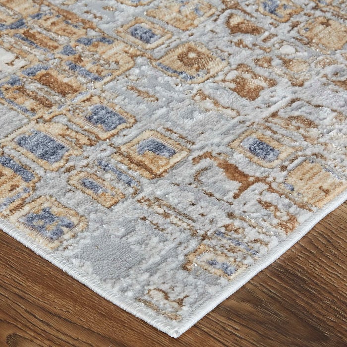 39G0F Beige/Gray Laina Collection Mid-Century Modern Lifestyle Rug